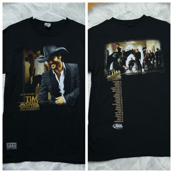 Tim McGraw The Dancehall Doctors Tour 2004 T Shirt - Picture 1 of 6